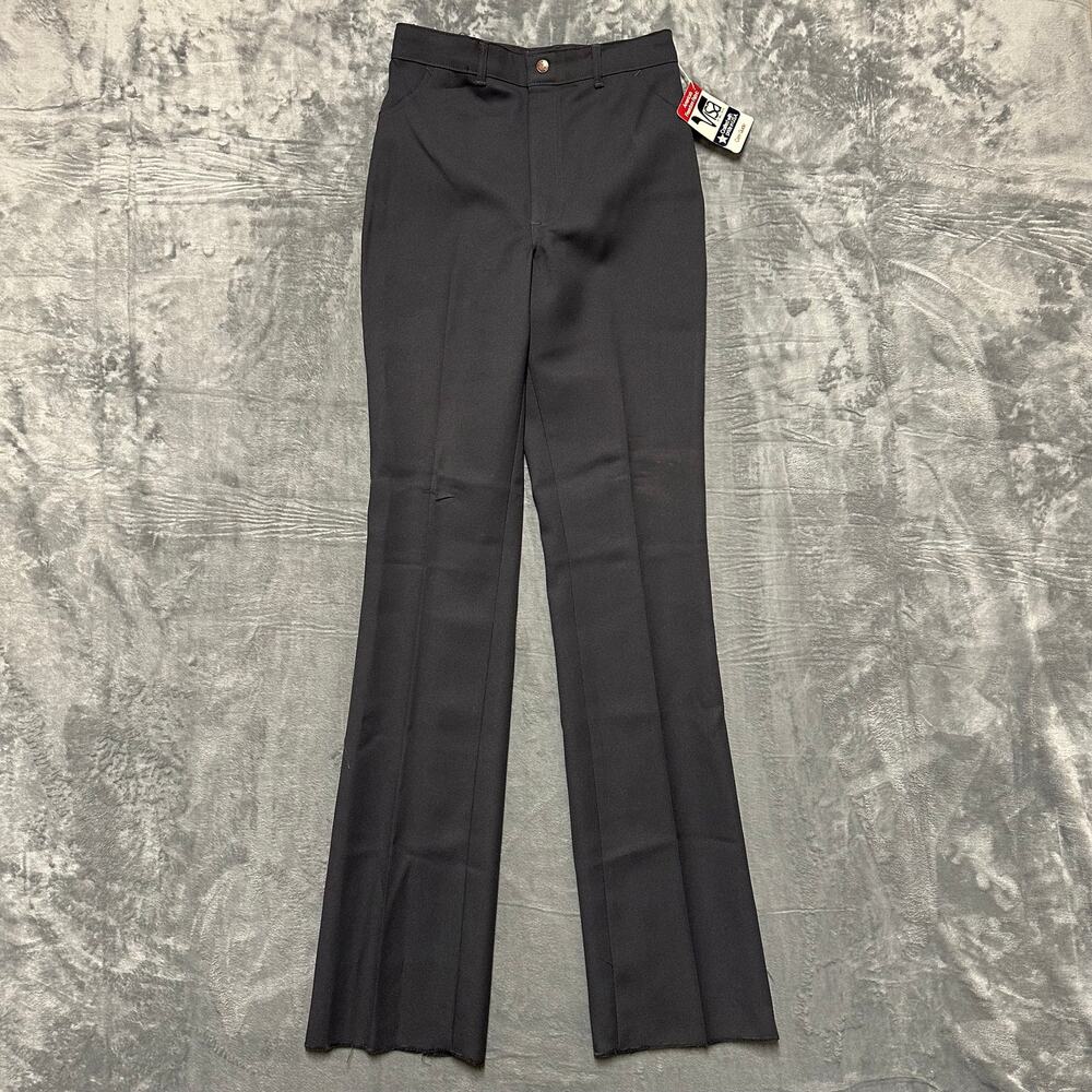 New Vintage Dickson Jenkins Western Flared Pants Womens Sz 29 Dark Gray Unhemmed